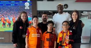 Heartwarming Scene At Galatasaray’s Training Ground As Victor Osimhen Meets Young Fans In Turkey
