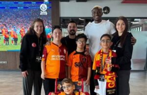 Heartwarming Scene At Galatasaray’s Training Ground As Victor Osimhen Meets Young Fans In Turkey