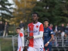 Nigerian Teenager Mubarak Suileman Scores First UEFA Youth League Goal As Slavia Praha U19 thrash Arsenal 5-1