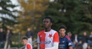 Nigerian Teenager Mubarak Suileman Scores First UEFA Youth League Goal As Slavia Praha U19 thrash Arsenal 5-1