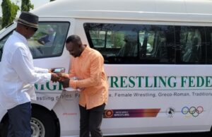 CGC Adeniyi Pledges Better Welfare And Clean Competition As He Donates Bus To Nigerian Wrestlers