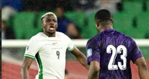 FIFA Highlights CAF’s ‘You Full Ground’ Depiction Of Osimhen’s Assertive Photograph Against Gabon