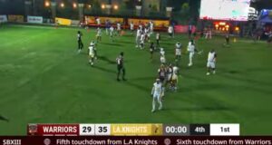 BREAKING NEWS: LA Knights Beat Warriors 35–29 To Finish The Season UNDEFEATED — Regular-Season Crown Secured!