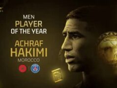 2025 CAF Awards: Double Triumph For Morocco as Achraf Hakimi, Ghizlane Chebbak Win CAF POTY Awards