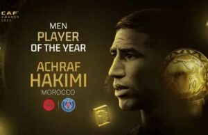 2025 CAF Awards: Double Triumph For Morocco as Achraf Hakimi, Ghizlane Chebbak Win CAF POTY Awards