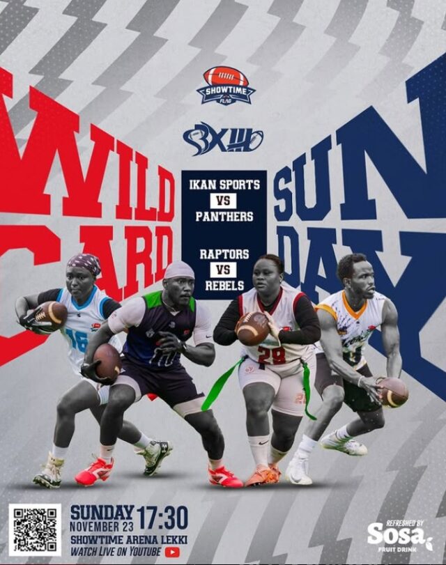 Showtime Flag Football Explodes Into Wildcard Weekend as Panthers Face Ikan and Rebels Clash With Raptors This Sunday Amid Record Crowds and Global Viewership