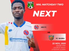 NNL: ABS Vice-Captain Adeyemi Targets Back-to-Back Wins as Basira FC Visit Ilorin