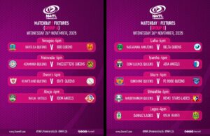 NWFL Premiership 2025/2026: Matchday One Fixtures Set the Tone for an Exciting Season