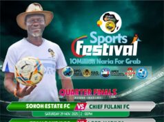 Africa For Peace Sports Festival Enters Knockout Stage As 46 years and Above Set to Kickoff
