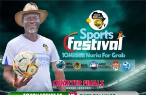 Africa For Peace Sports Festival Enters Knockout Stage As 46 years and Above Set to Kickoff