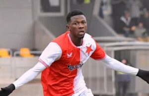Nigeria’s Mubarak Suileman Nets Brace in UEFA Youth League Thriller for Slavia Praha U19