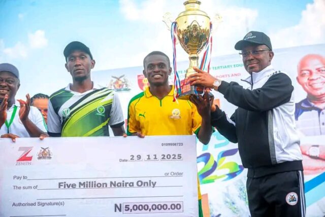 MOUAU Clinches Maiden Abia State Tertiary Education Sports Fiesta Title