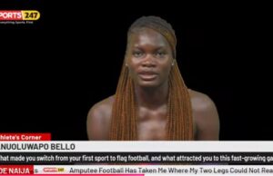 Nigeria’s Flag Football National Team Captain Anuoluwapo Bello Declares: I Have No Regrets Dumping Basketball