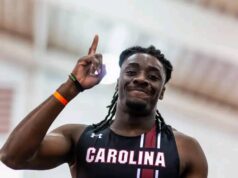 Alex Chukwukelu Opens 2025 Season With Explosive PB in 60m Hurdles Debut for South Carolina