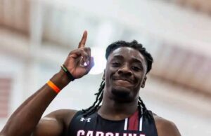 Alex Chukwukelu Opens 2025 Season With Explosive PB in 60m Hurdles Debut for South Carolina