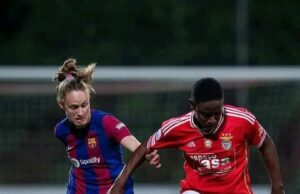 UEFA Champions League : Ucheibe Scores Own Goal as Barcelona Outclass Benfica