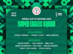 Morocco 2025: Chelle picks Nwabali, Osimhen, Ndidi, 25 Others for 35th AFCON