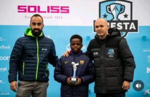 Destiny Kosiso Emerges Best Player at Prestigious Iniesta Cup