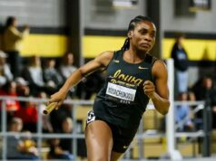 Chioma Nwachukwu Sets the Tone as Iowa Claims Women’s 4×400m Victory at Jimmy Grant Invitational