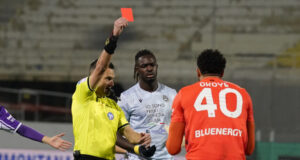 Maduka Okoye Sent Off As Udinese Suffer Heavy Away Defeat to Fiorentina