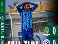 Nasarawa United Slip to Second After Goalless Draw Against FC Barau