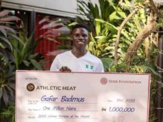 Badmus Gafari’s Rise Accelerates as Nigerian Quarter-Miler Earns ₦1m Backing