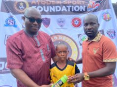 Makinde Waris’ Stunning Strike Seals Victory for Femmco FC U14 in Ayodeji Sports Foundation Kids Cup Clash