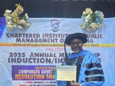 National Recognition: Chief Paul Maduakor Inducted as Fellow of Chartered Institute of Public Management of Nigeria