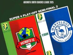 Abeokuta South Coaches League 2025 Reaches Boiling Point as Super 4 Play-Offs Take Center Stage