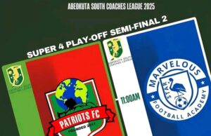 Abeokuta South Coaches League 2025 Reaches Boiling Point as Super 4 Play-Offs Take Center Stage