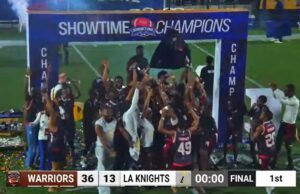 Champions Answer Back: Warriors Survive Early Scare, Go Back-To-Back At Showtime Bowl XIII