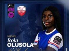 Rola Olusola Joins Treaty United Women in Top-Flight Switch