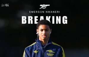 Emerson Nwaneri Follows Older Brother’s Footsteps, Sets New Record With Arsenal