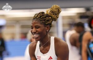 Temitope Adeshina Equals National Record with 1.97m High Jump Win at Razorback Invitational