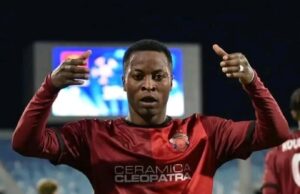 Awujoola Sodiq Shines Again, Climbs to Top of Egyptian League Scorers Chart