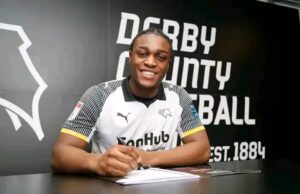 Agbawodikeizu Turns Pro at Derby County