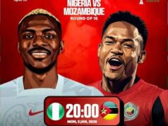 AFCON 2025: Super Eagles Favoured Hugely To Defeat Mozambique In Round Of 16 Clash