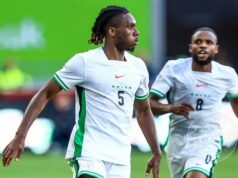 Super Eagles Defender Ogbu Igho Returns From AFCON in Time to Face Barcelona in UEFA Champions League