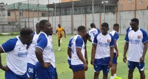 Former Benin Republic Striker Shakiru Abikoye Dazzles Coker-Orile Fans At Landpark Field