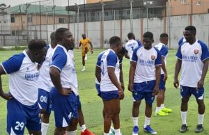 Former Benin Republic Striker Shakiru Abikoye Dazzles Coker-Orile Fans At Landpark Field