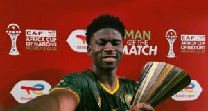 Baleba Named TotalEnergies Man of the Match as Cameroon Defeat South Africa