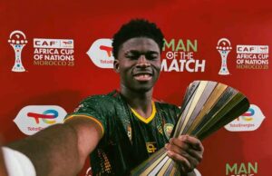 Baleba Named TotalEnergies Man of the Match as Cameroon Defeat South Africa