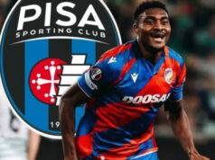 Rafiu Durosimi Joins Akinsanmiro At Pisa, From Viktoria Plzen Of Czech Republic