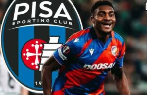 Rafiu Durosimi Joins Akinsanmiro At Pisa, From Viktoria Plzen Of Czech Republic