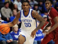Otega Oweh Hits 21 Points To Help Kentucky University Win 75-74 In Collegiate Basketball