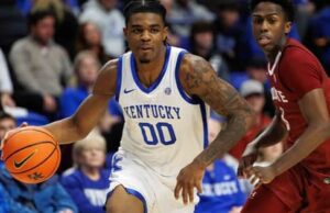 Otega Oweh Hits 21 Points To Help Kentucky University Win 75-74 In Collegiate Basketball