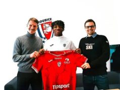 Nigeria’s Free Goal Scoring Prodigy Victor Samuel Elem Gets Three-Year Contract Extension at FK Pardubice