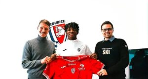 Nigeria’s Free Goal Scoring Prodigy Victor Samuel Elem Gets Three-Year Contract Extension at FK Pardubice