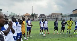 Badagry FA Sole Administrator Graces Exhibition Match, Gives Ex-players Words Of Advise