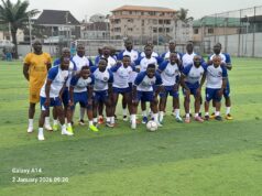 USA-based Former Player Ebere Goodluck Dazzles Coker-Orile With His Foreign-based Friends